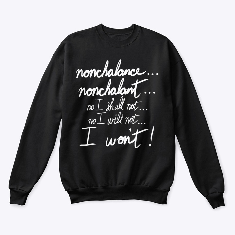 Nonchalance nonchalant