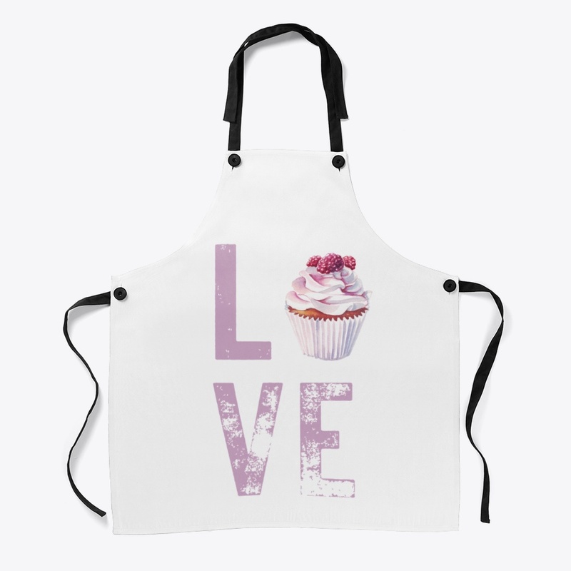 LOVE CUPCAKES ~ pink raspberry cupcake