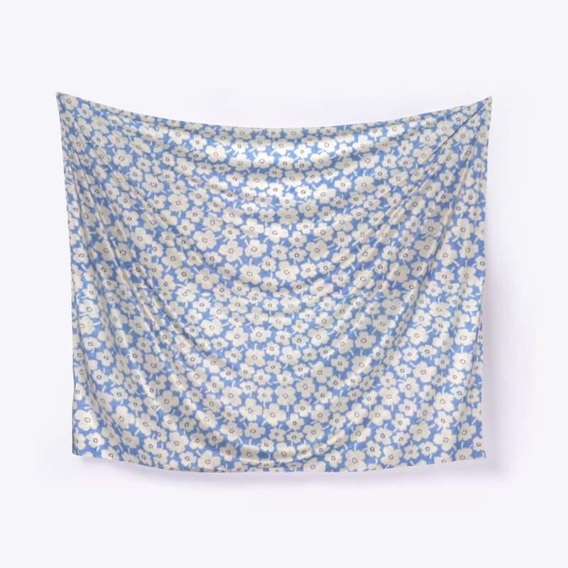 BLUE FLOWER PATTERN