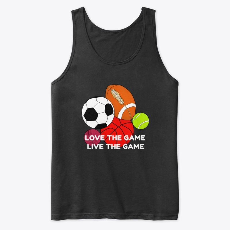 LOVE THE GAME LIVE THE GAME -Tank Top