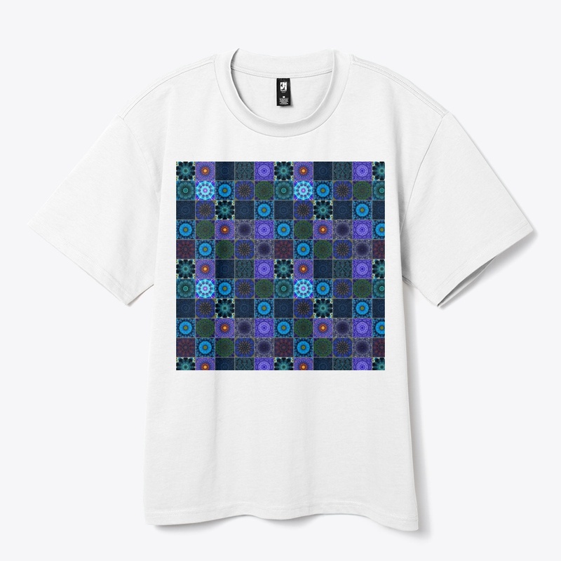Blue Crazy Quilt