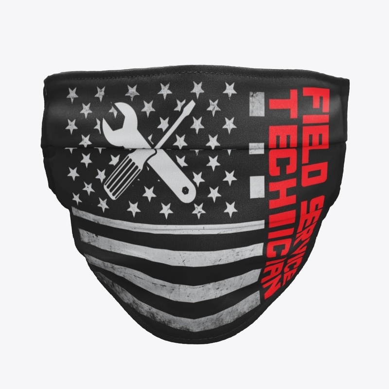 Field Service Technician US Flag Mask