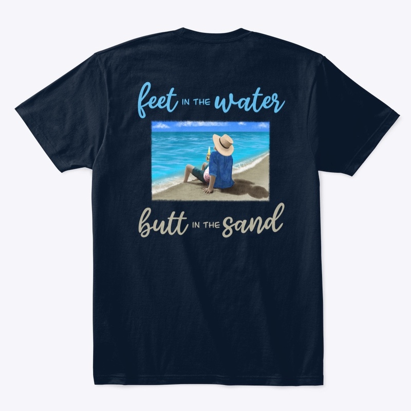Feet in the water
