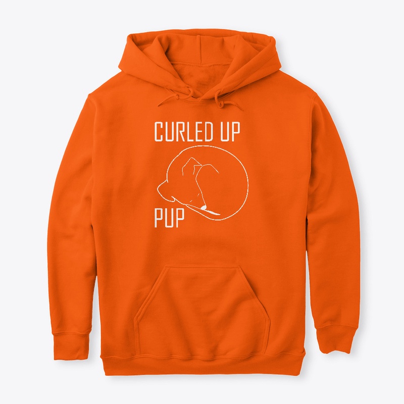 Curled Up Pup Classic Hoodie