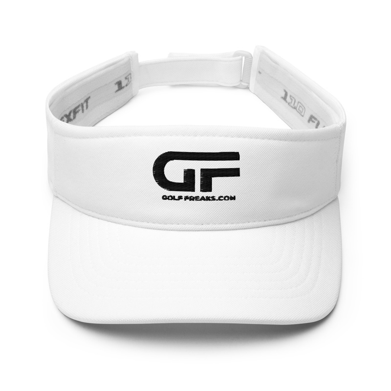 GOLF FREAKS BLACK LOGO GOLF VISORS