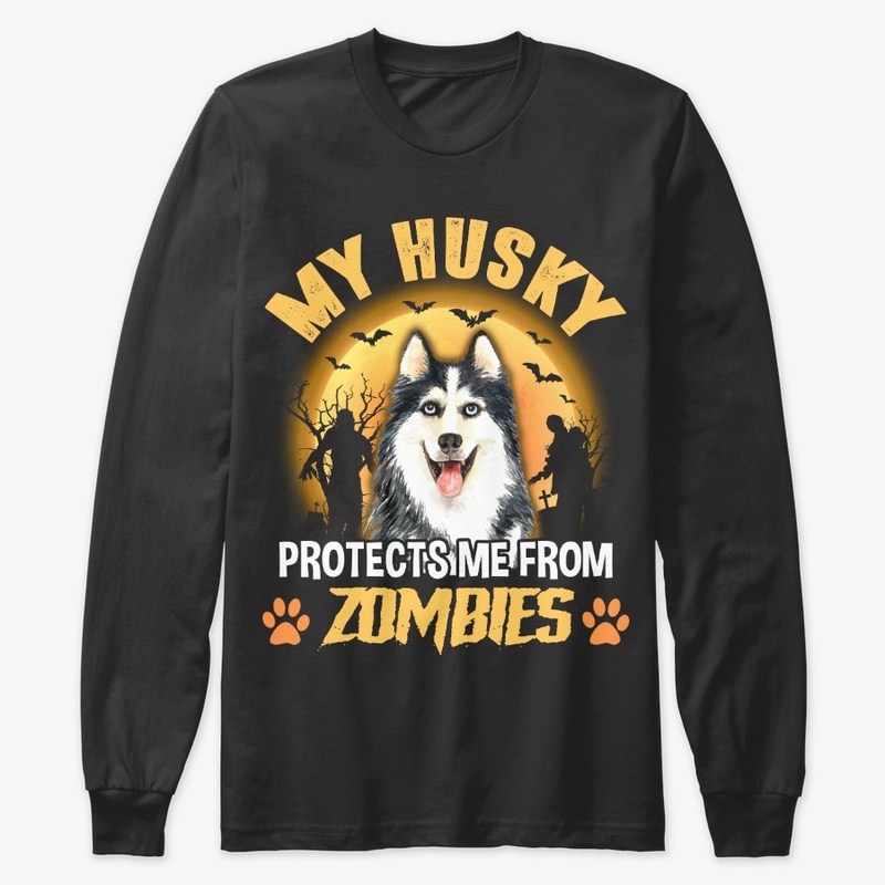 Halloween Husky Lover Gift Protect Me