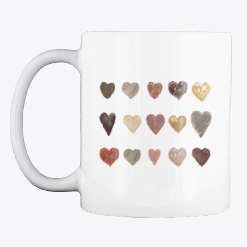 Watercolor Hearts  Artsy Melanin Women