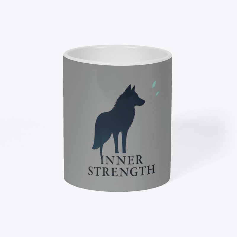 Inner Strength: Wolf Silhouette T-Shirt