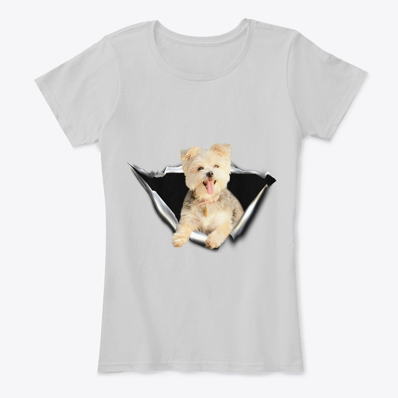 morkie 3D Car sticker