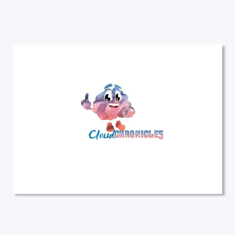 THE CLOUD CHRONICLES cloud man logo