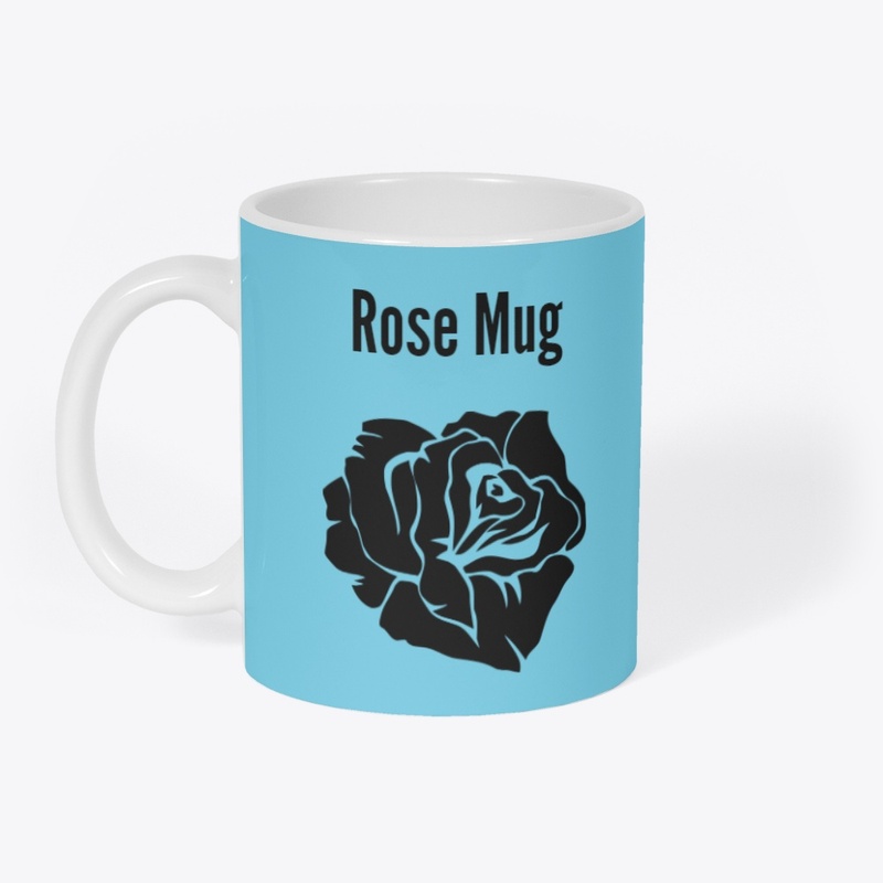 AMAZING  DESIGNER ROSE MUG