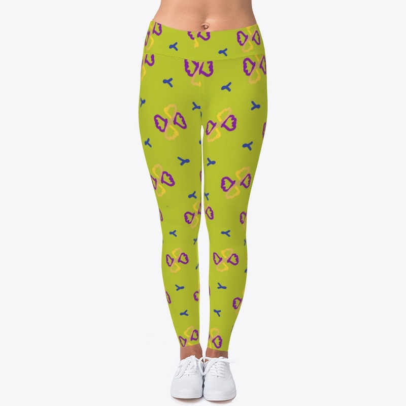 Parrot Green leggings 