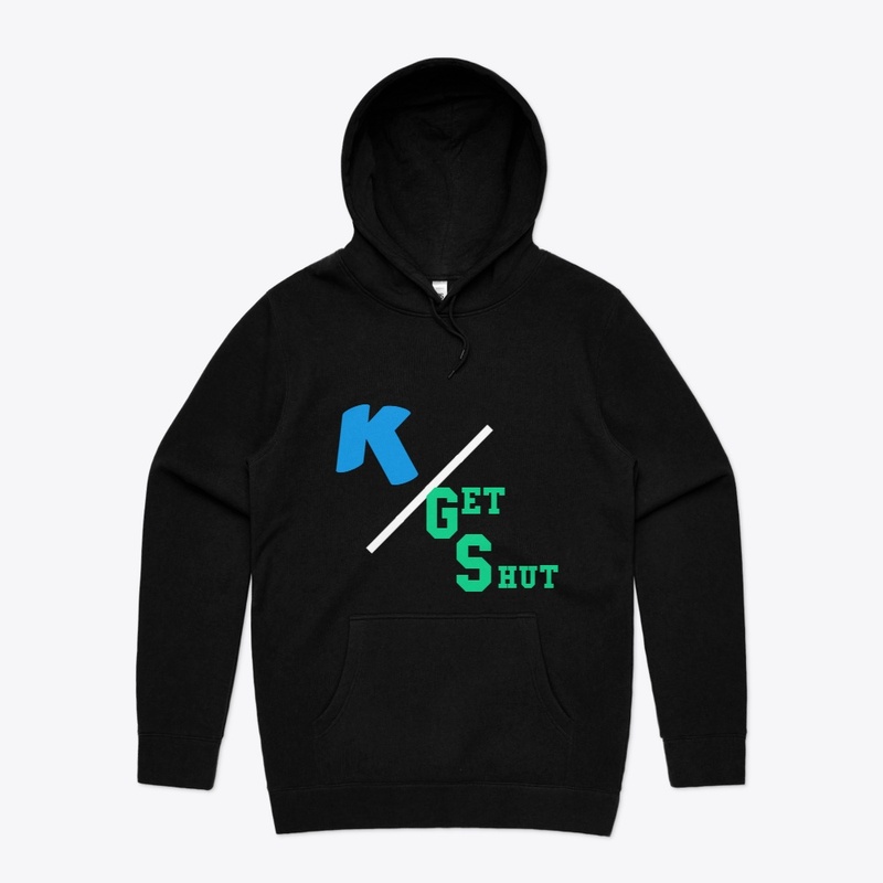 The Get Shut and Kaploosh colab hoddie