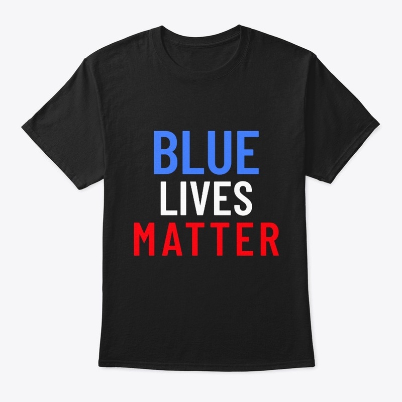 Blue Lives Matter Text