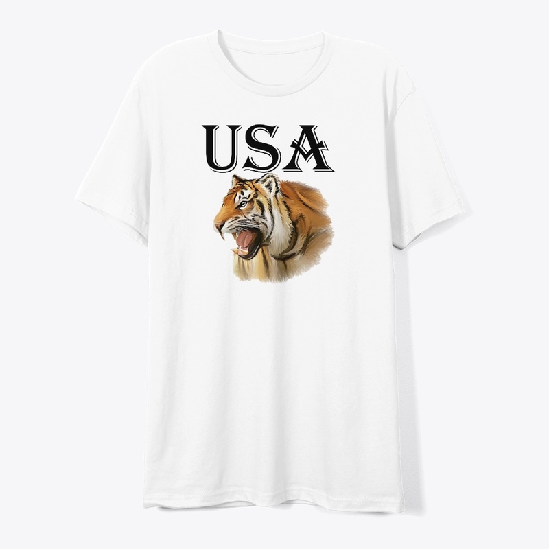 USA Tiger T shirt