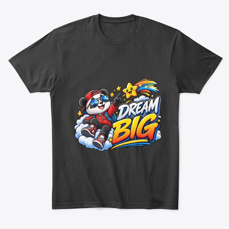 Dream Big – Cool Panda & Shooting Star 