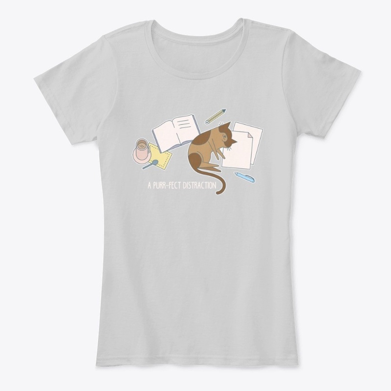 A purr-fect distraction cat