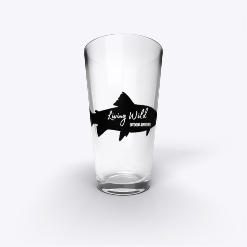Living Wild Trout Pint Glass