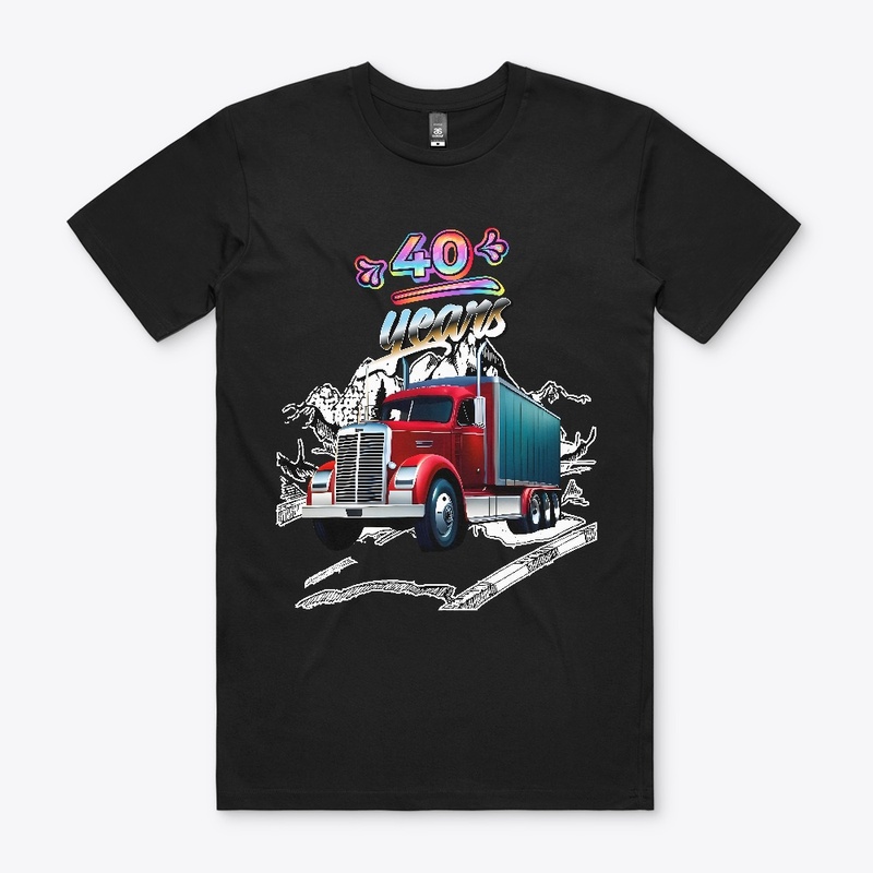 40 Years Celebration T-shirt Design