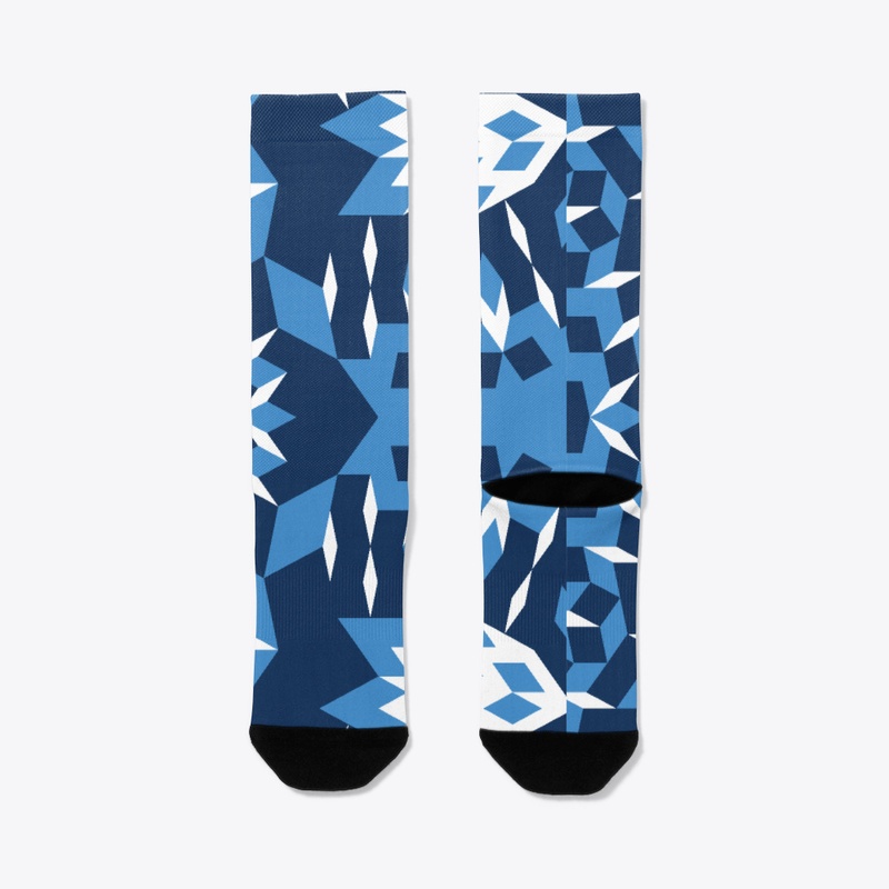 Navy Tick Pattern