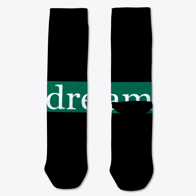 Dream Written in White on Green
