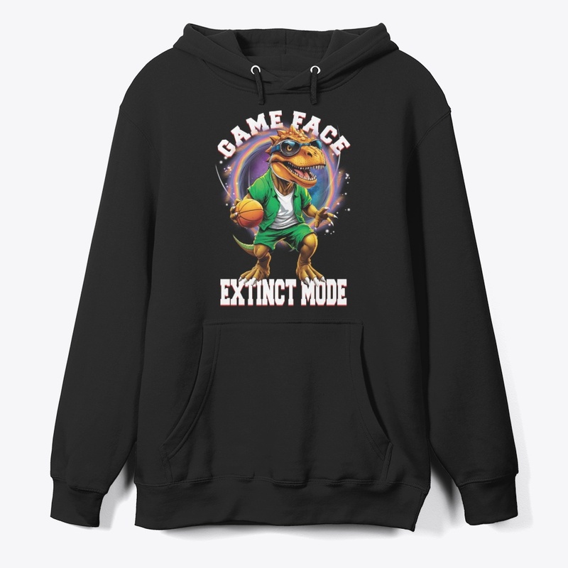Dino Basket Ball Black T-Shirt