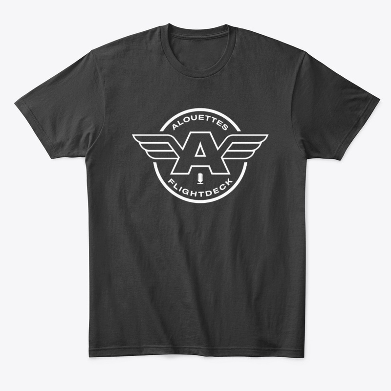 Alouettes Flightdeck White Outline Tee