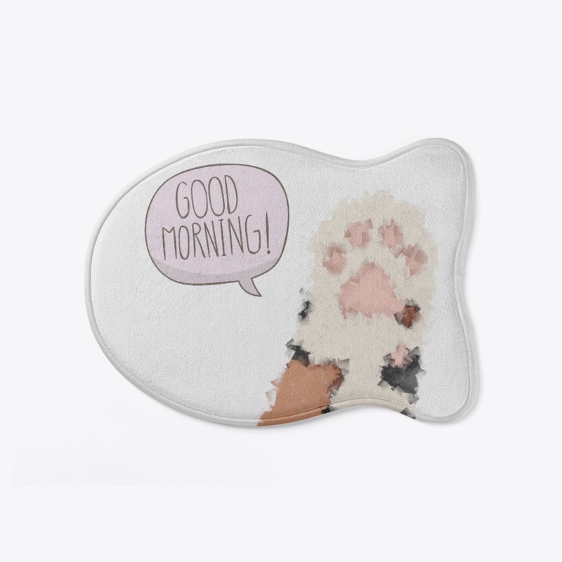 Cat Paw Good Morning