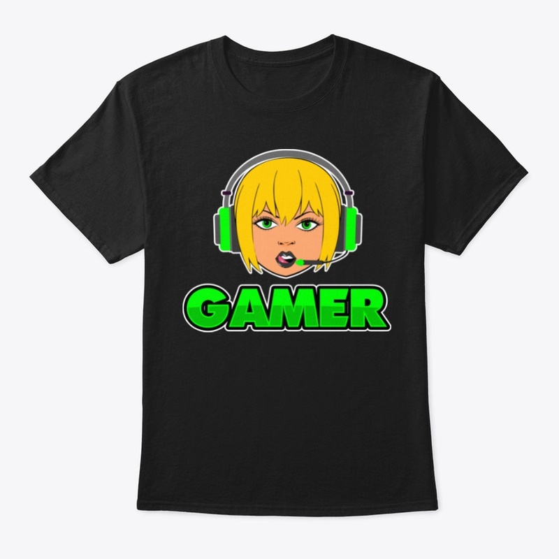 Blonde Gamer Girl