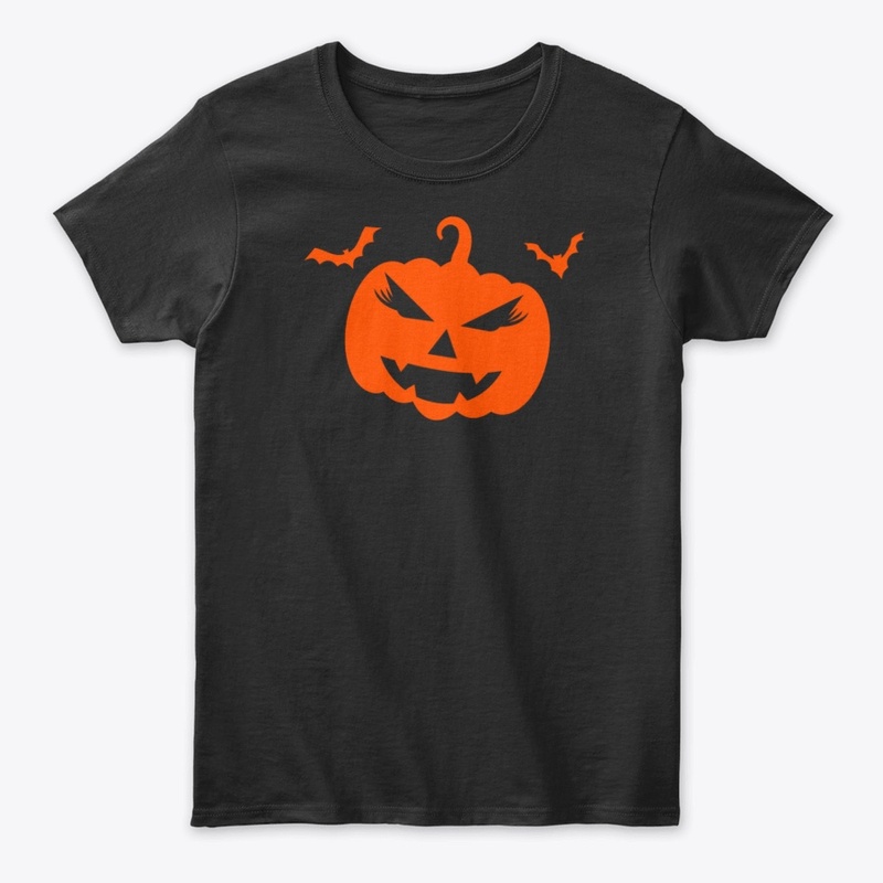 Halloween Pumkin Design for Girls