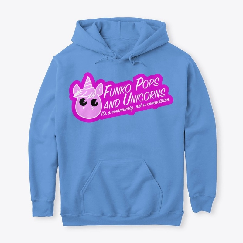 Funko Pops and Unicorns Circle Logo Pink