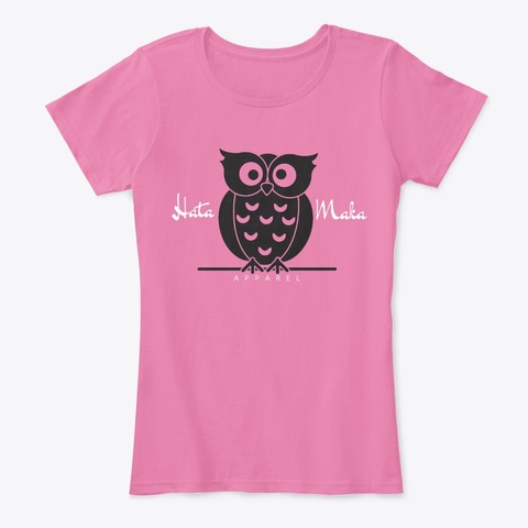 Hata Maka Women's Comfort Tee True Pink T-Shirt Front