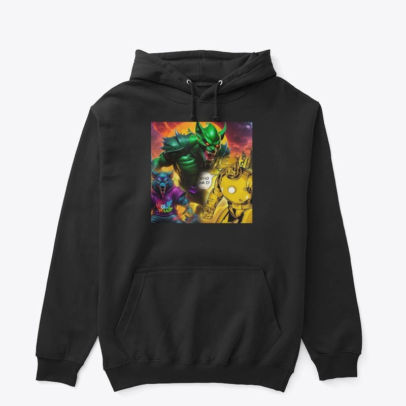 Skittles wolf superhero comic book