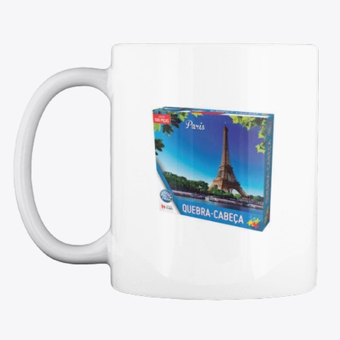 Caneca Torre De Paris  White Camiseta Front