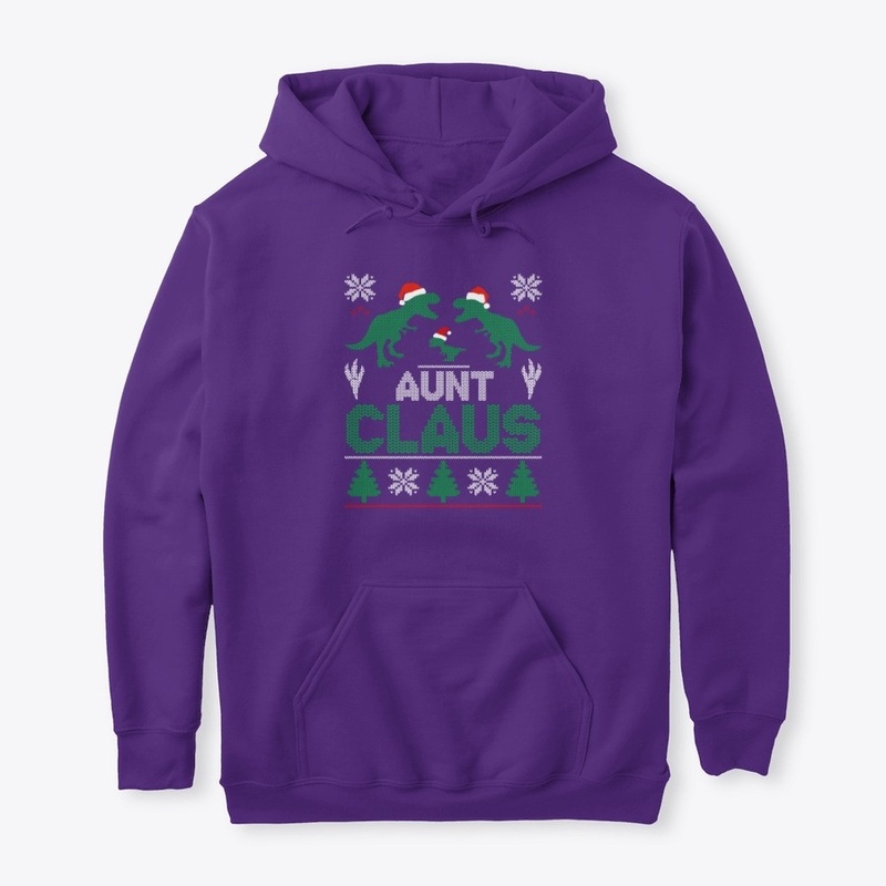 Womens Aunt Claus Matching Famiy Group C