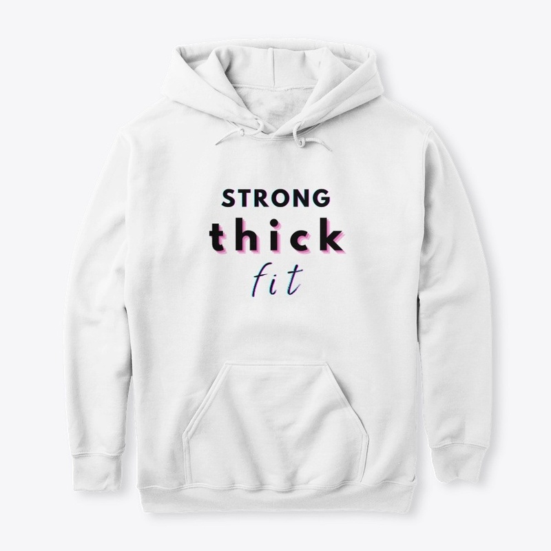 strong, thick, fit (pink shadow)