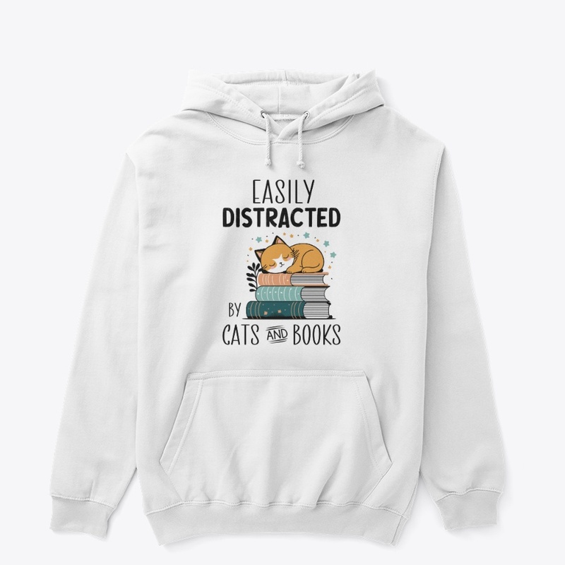 Easily Distracted by Cats and Books