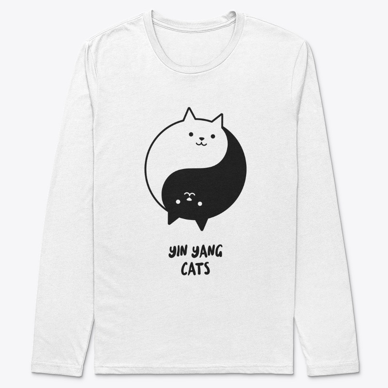 Yin Yang Cats No 1 - Funny Cat