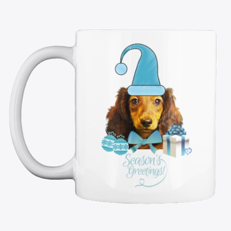 Christmas Dachie Blue #2 Series 
