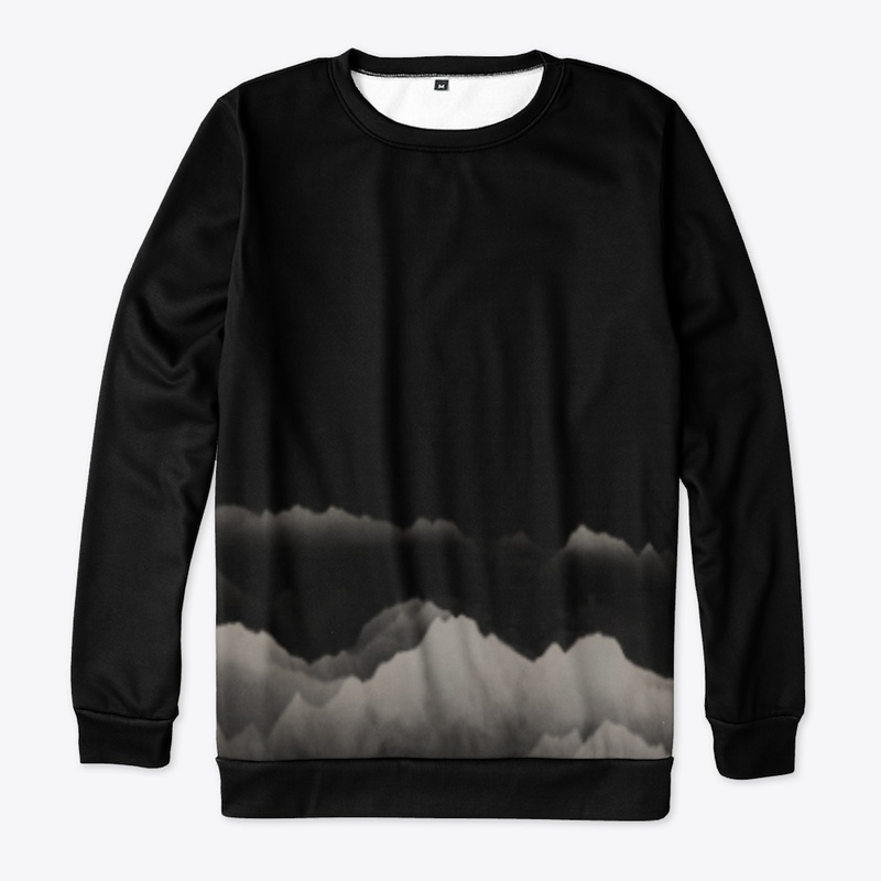Black mountain silhouette 
