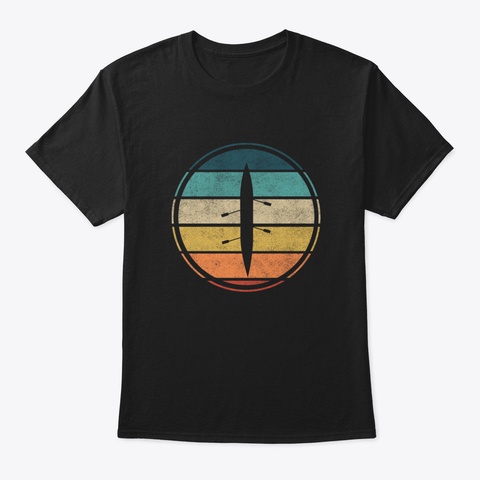 Rowing Four Shirt Black T-Shirt Front
