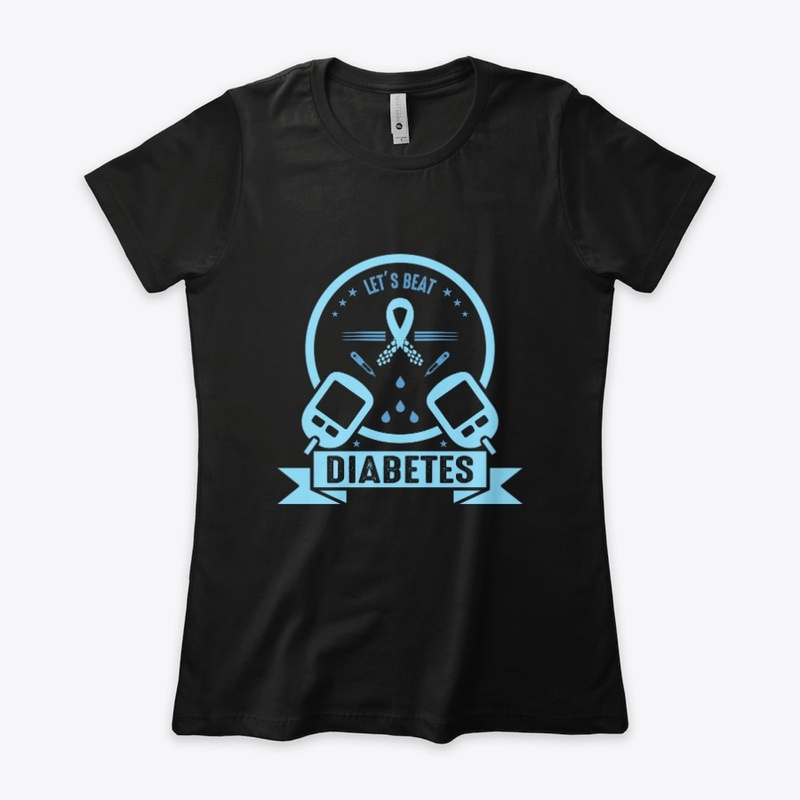 Lets Beat Diabetes -Diabetes Day T shirt