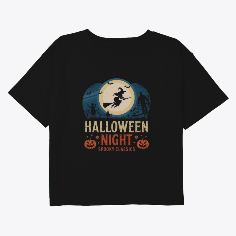 Vintage Halloween Poster - Retro Horror