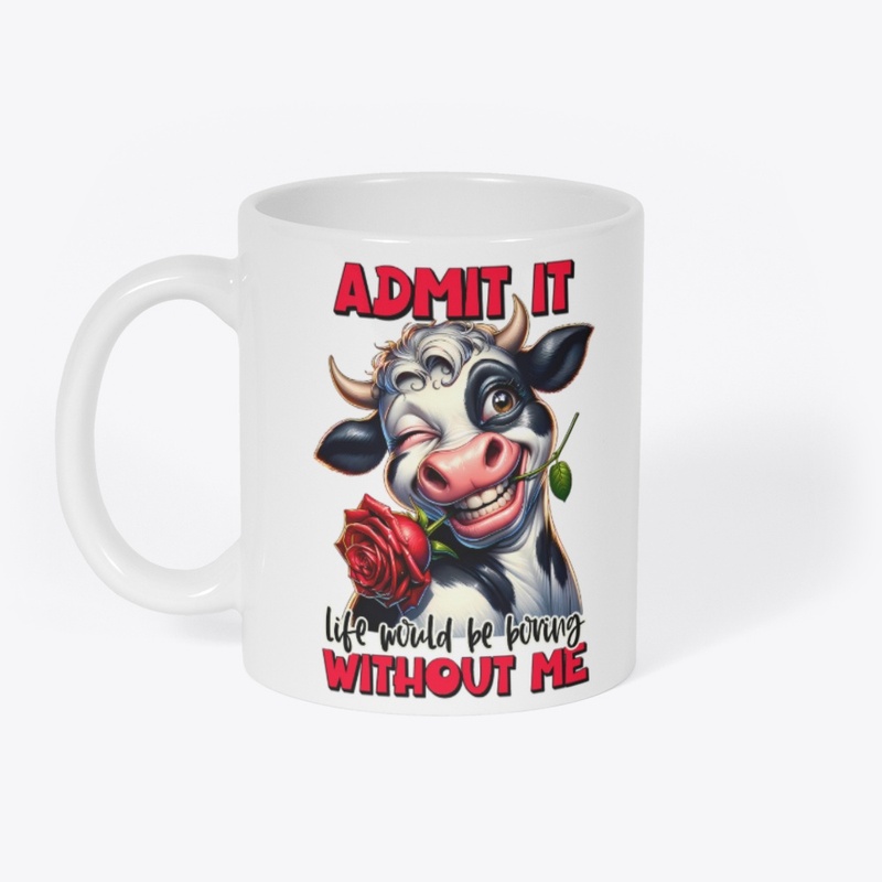 Admit It Cow Design