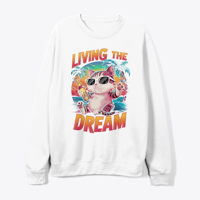 Cat Dream t-shirt design