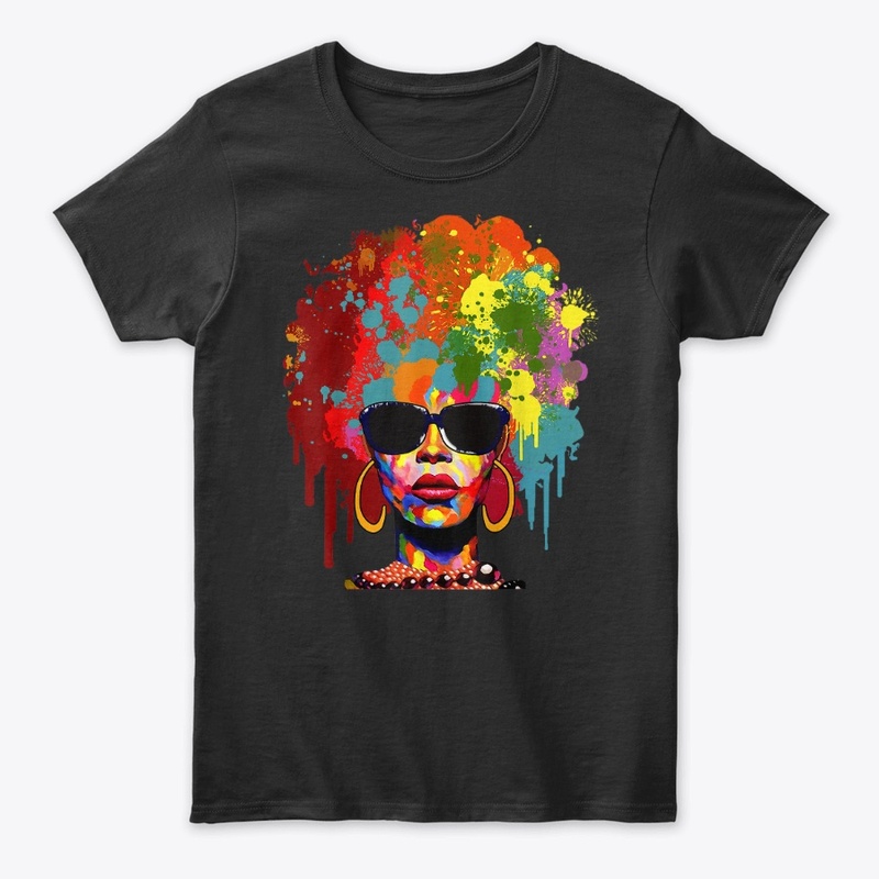 Afro Art Queen | Bold Melanin Tee