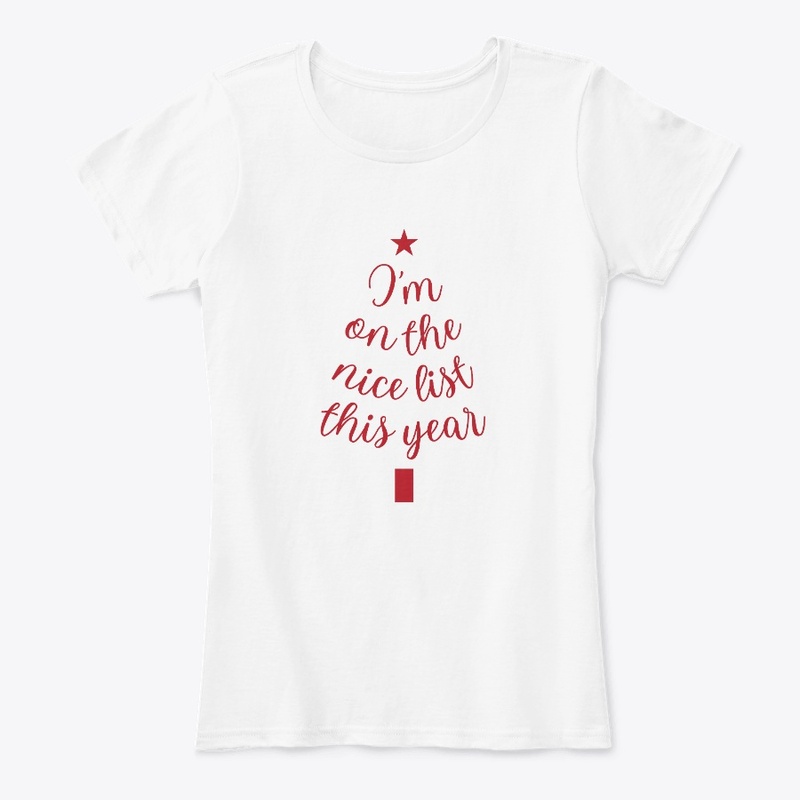I am on The Nice List This Year (Red)