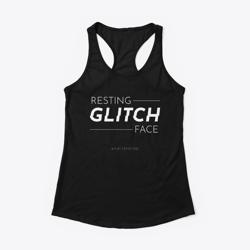 Resting Glitch Face - Text