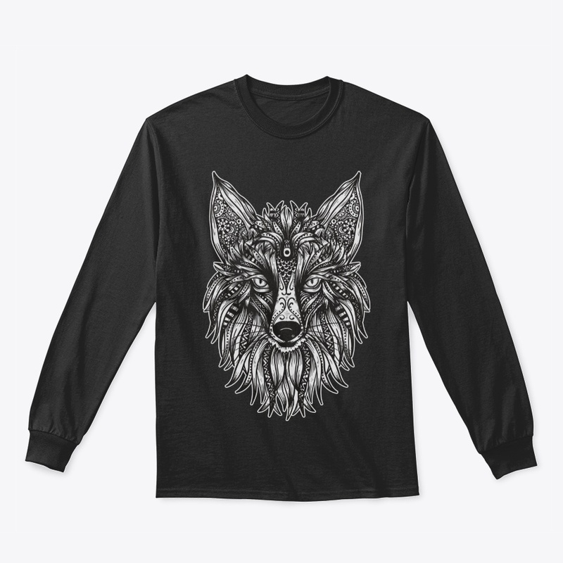 Tribal Pattern Mandala Fox Lover Gift