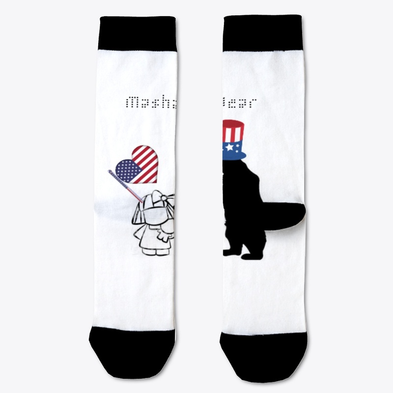 Masha & Bear Happy Independence day Tee!